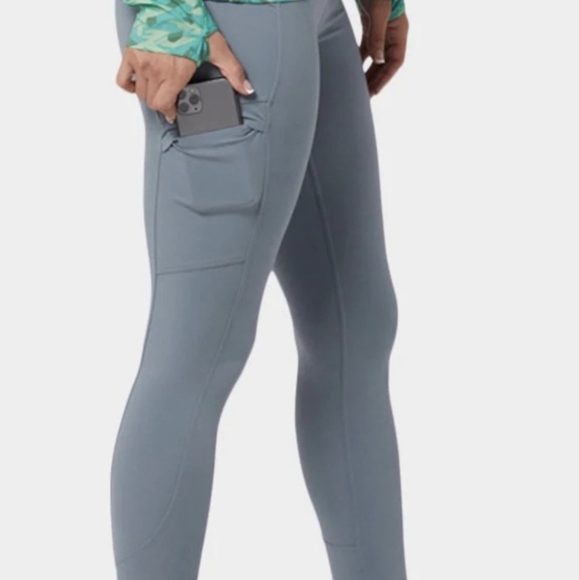 Stio Glide Tech Tight High Rise Grey Purple Women's XS - Picture 10 of 11